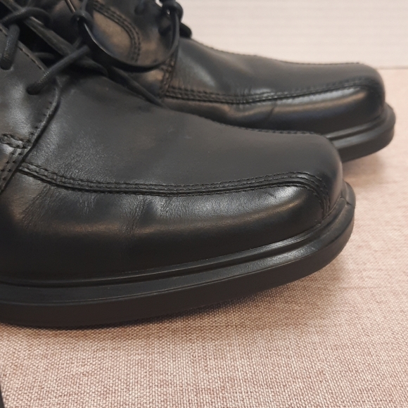 Men\'s Ecco Black Leather Dress Shoes Size 40 7-7.5 main image 8